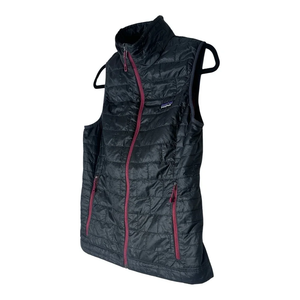 Patagonia Women's Small Nano Puff Vest Full Zip Primaloft Insulated Outdoors - Picture 5 of 8